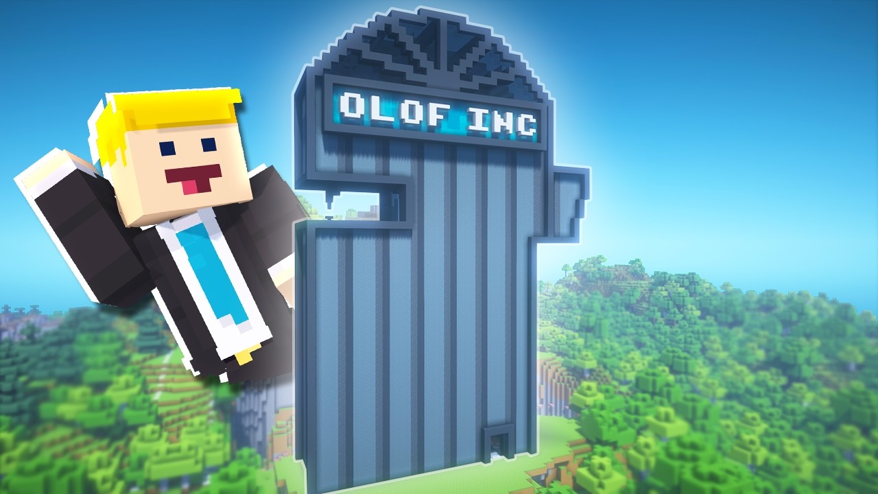 Bygger Olof Inc Huvudkontor I Minecraft 90gQ