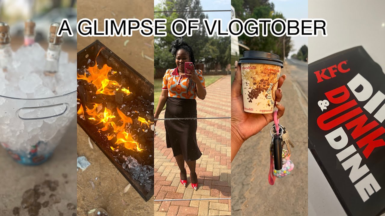 A glimpse of VlogTober| Braai at Wentzel Dam| Morning Walk| Trying KFC strips