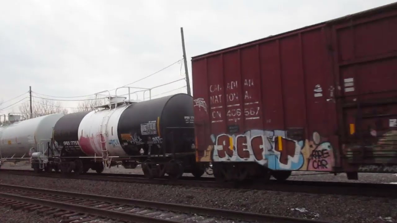 (1-21-2026) CSX westbound mixed freight train in Marion Ohio.