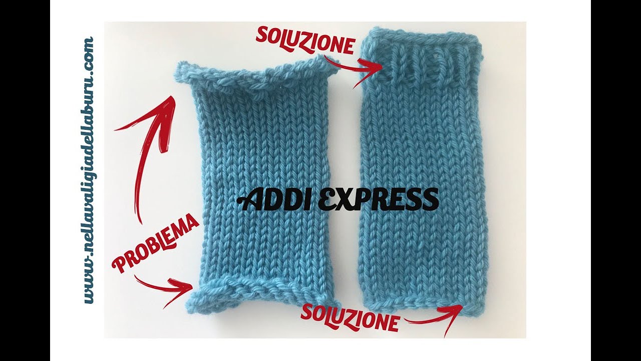 Addì express: risolvere il problema del bordo arrotolato