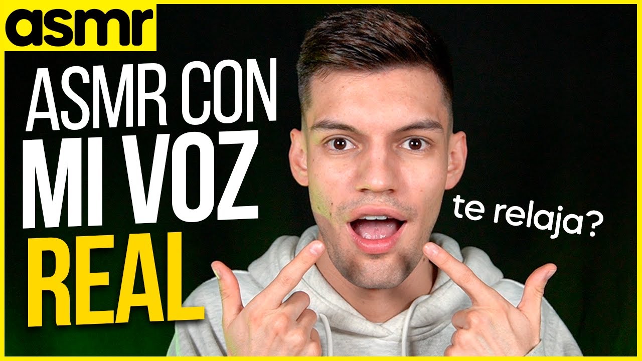 ASMR con mi voz real (soft spoken) asmr español