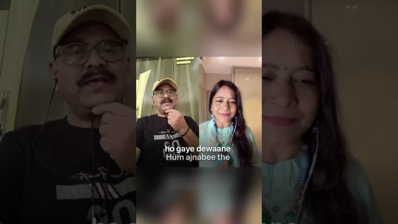 Aankhon aankhon mein Hum Tum- A Karaoke song with Mr. Bharat Salgaonkar🌹