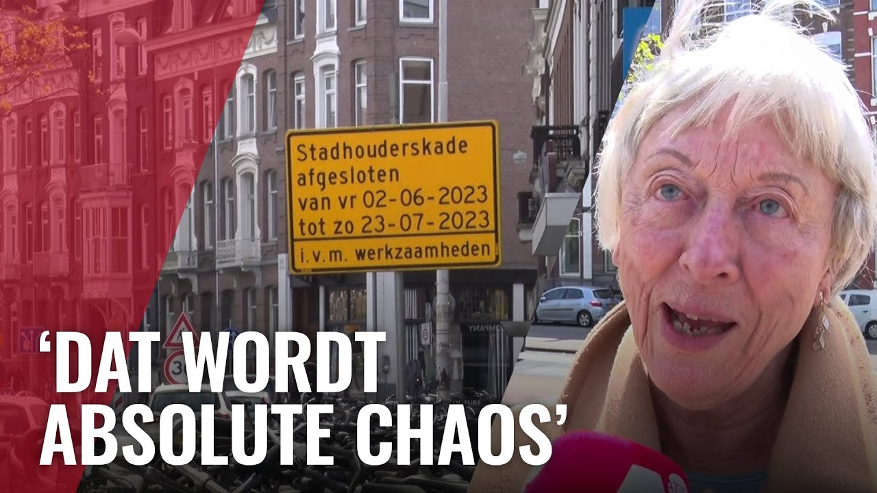 Deel Stadhouderskade maanden dicht vanwege werkzaamheden