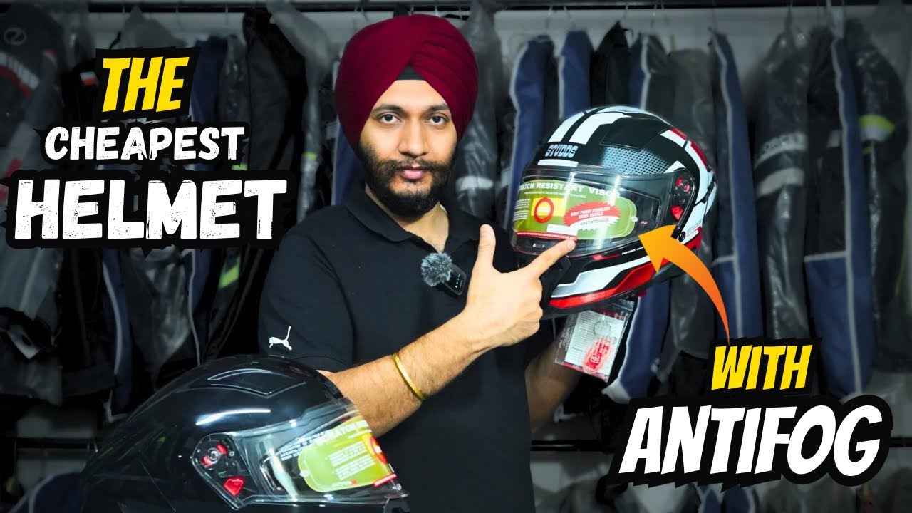 STUDDS HELIOS ! Cheaper helmet with antifog