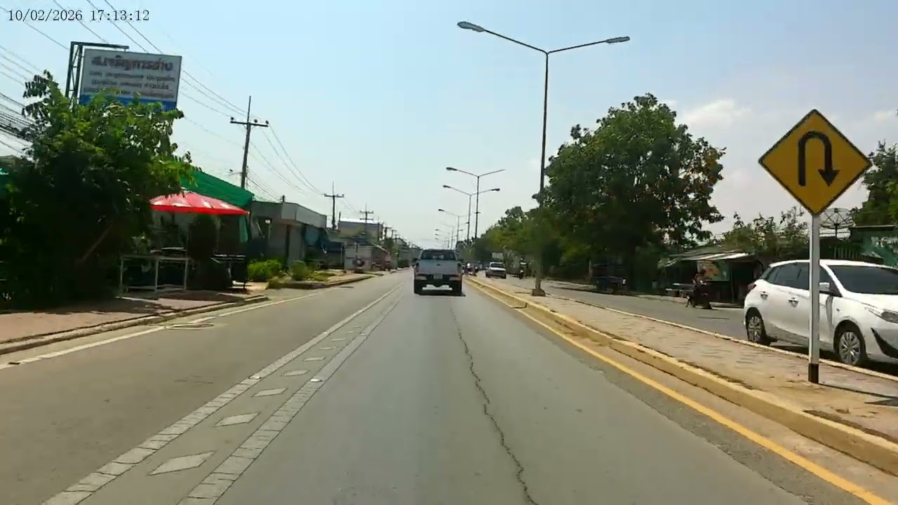 Riding with an action camera, Cha am Thailand #riding #actioncamera #motobike #bikeride 
