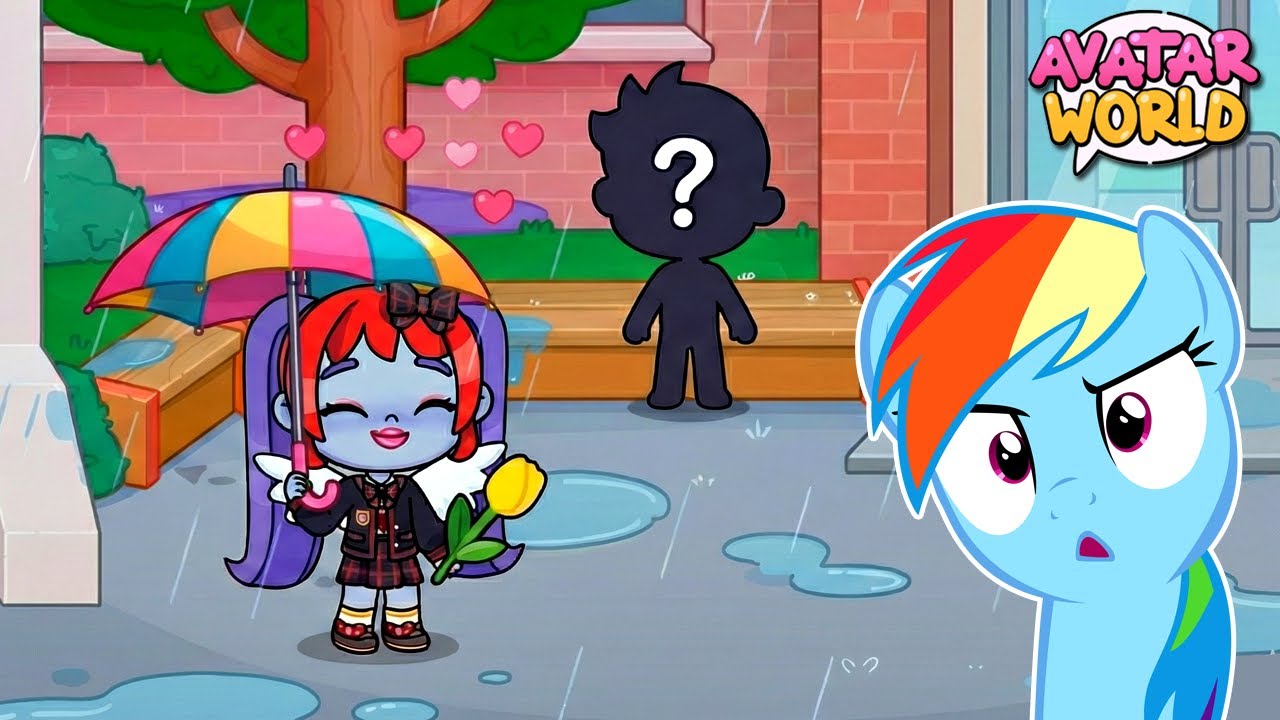 O CRUSH MISTERIOSO da RAINBOW DASH (Avatar World) #LuliRarity