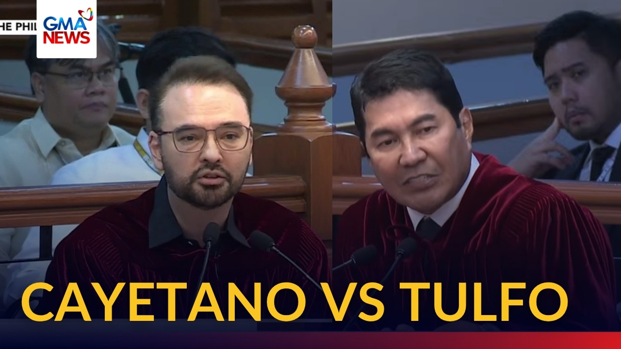 Sen.-Judge Alan Cayetano, pinalagan ang manifestation ni Sen.-Judge Erwin Tulfo | GMA News