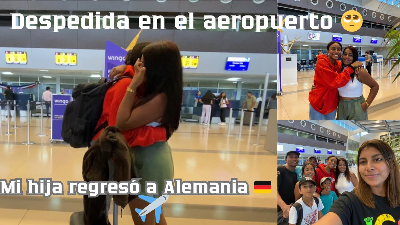 #Triste despedida 🥺#despedida de mi hija en el aeropuerto
