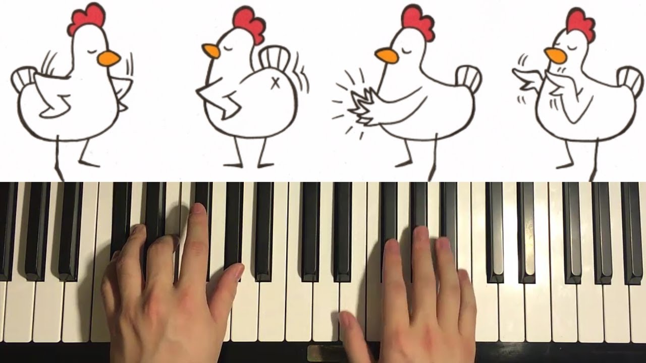 HOW TO PLAY - CHICKEN DANCE (Piano Tutorial Lesson)