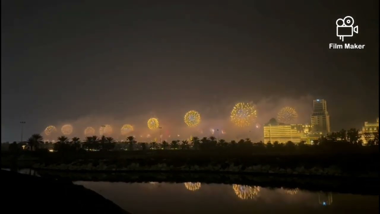 Happy New Year Fireworks @RAK Ras Al khaima