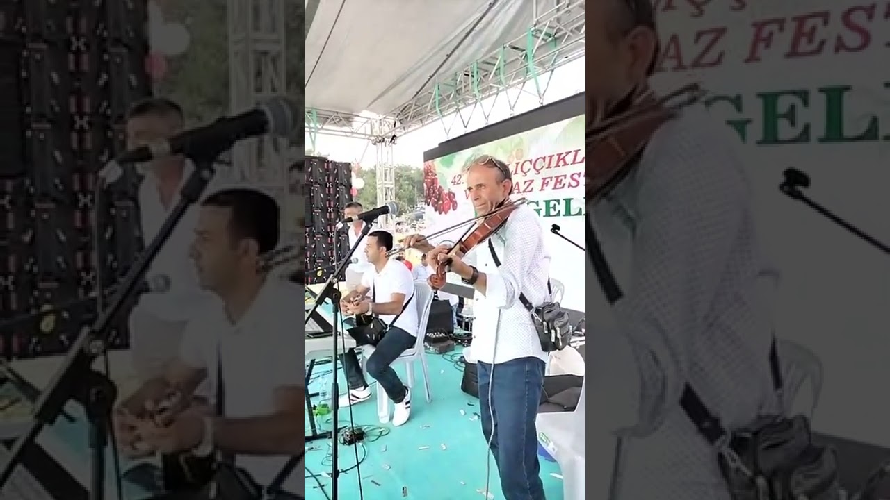 42.🍒 MİHALIÇÇIK'LILAR🪕 GÜNÜ🎻 VE 🍒KİRAZ🍒 FESTİVALİ🎻 EKİBİMİZİN SAHNE PERFORMANSI🎤 [2]🥁🍒🎻