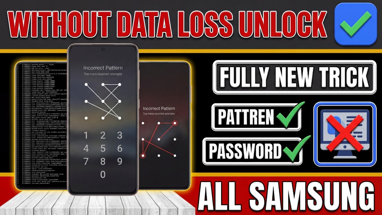 🔓 How To Unlock Samsung Phone Forgot Password | No Data Loss