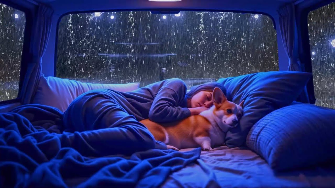 Rain Sounds Outside the Window – Sleep Fast & Relax Deeply