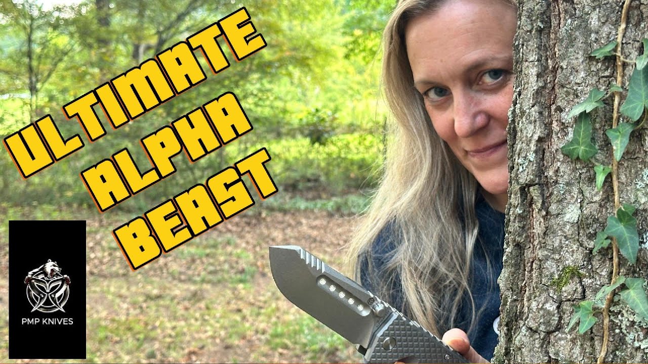 PMP KNIVES ULTIMATE ALPHA BEAST! SUPER RAD, THICK BOY, ULTIMATE EDC OVERBUILT KNIFE
