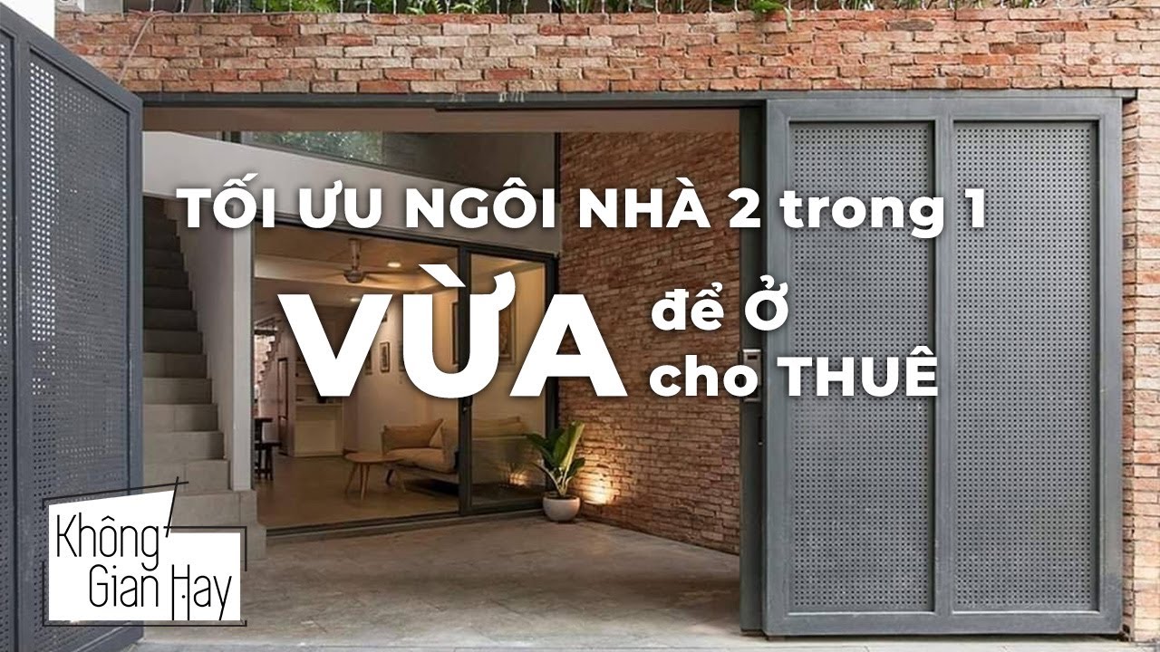 DUAL HOUSE - Ngôi nhà “2 trong 1” được thiết kế trên nền đất hình ống có măt tiền bị méo l NMS