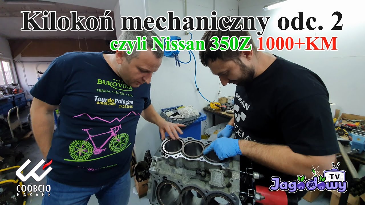 Coobcio Garage: budowa 350Z o mocy kilokonia mechanicznego! Odc.2