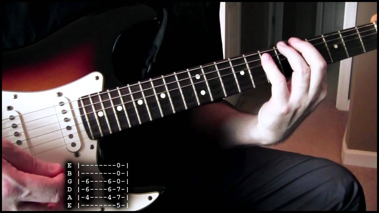 Bush - Machinehead guitar cover WITH TABS