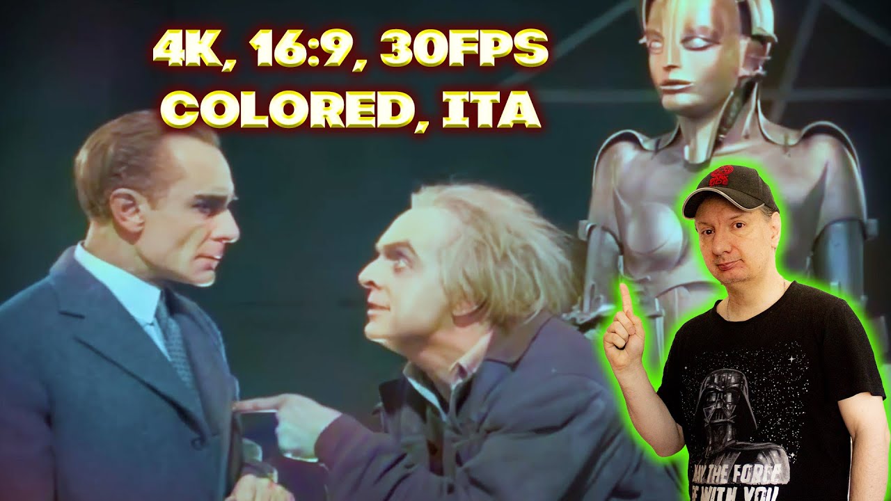 Restauro METROPOLIS in 4K, 16:9, colorato e in ITALIANO!