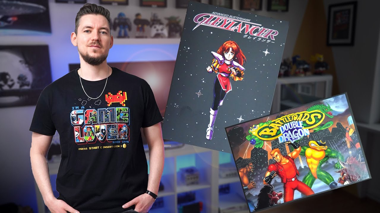Retrobits new releases Gleylancer and Battletoads&Double Dragon - Unboxing and Gameplay