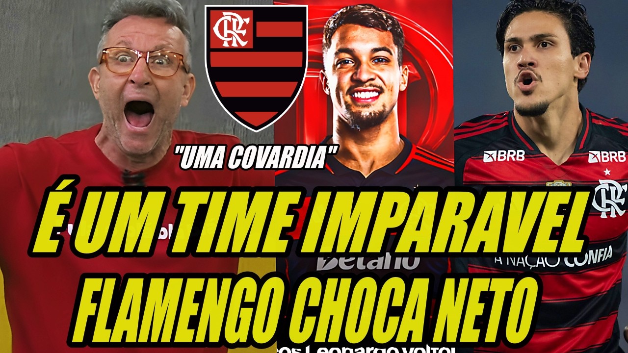 ISSO É COVARDIA! OLHA COMO O CRAQUE NETO REAGIU AO SUPER FLAMENGO DE LEONARDO JARDIM!