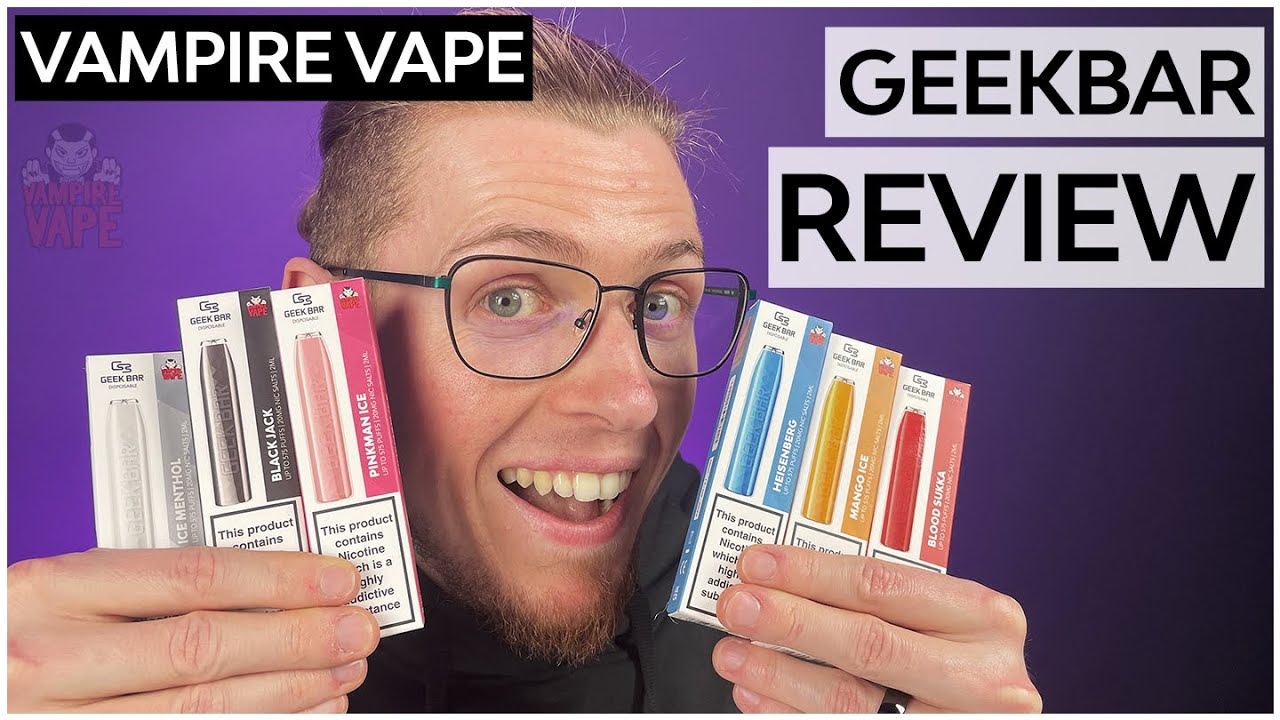 Vampire Vape x GEEK BAR Disposable Vape Review