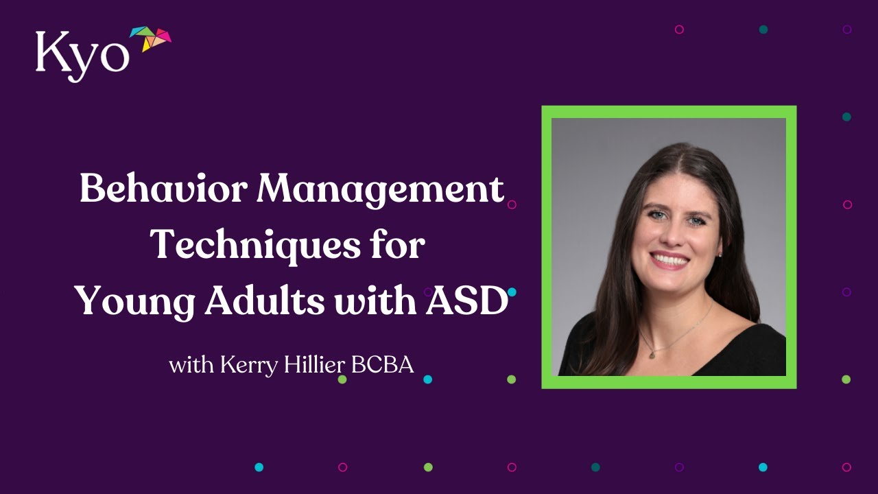 Behavior Management Techniques for Young Adults With ASD