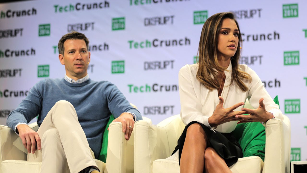 Jessica Alba and Chris Thorne Get Honest at TechCrunch Disrupt NY 2016