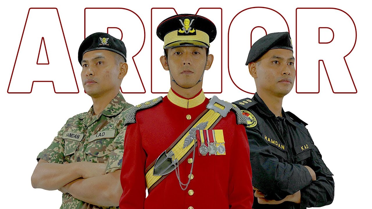 JENIS-JENIS PAKAIAN TENTERA DARAT MALAYSIA EDISI KOR ARMOR DIRAJA