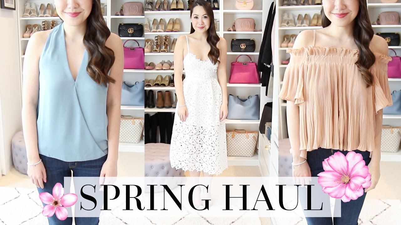 Try-On Spring Haul! Nordstrom, Revolve & J Crew