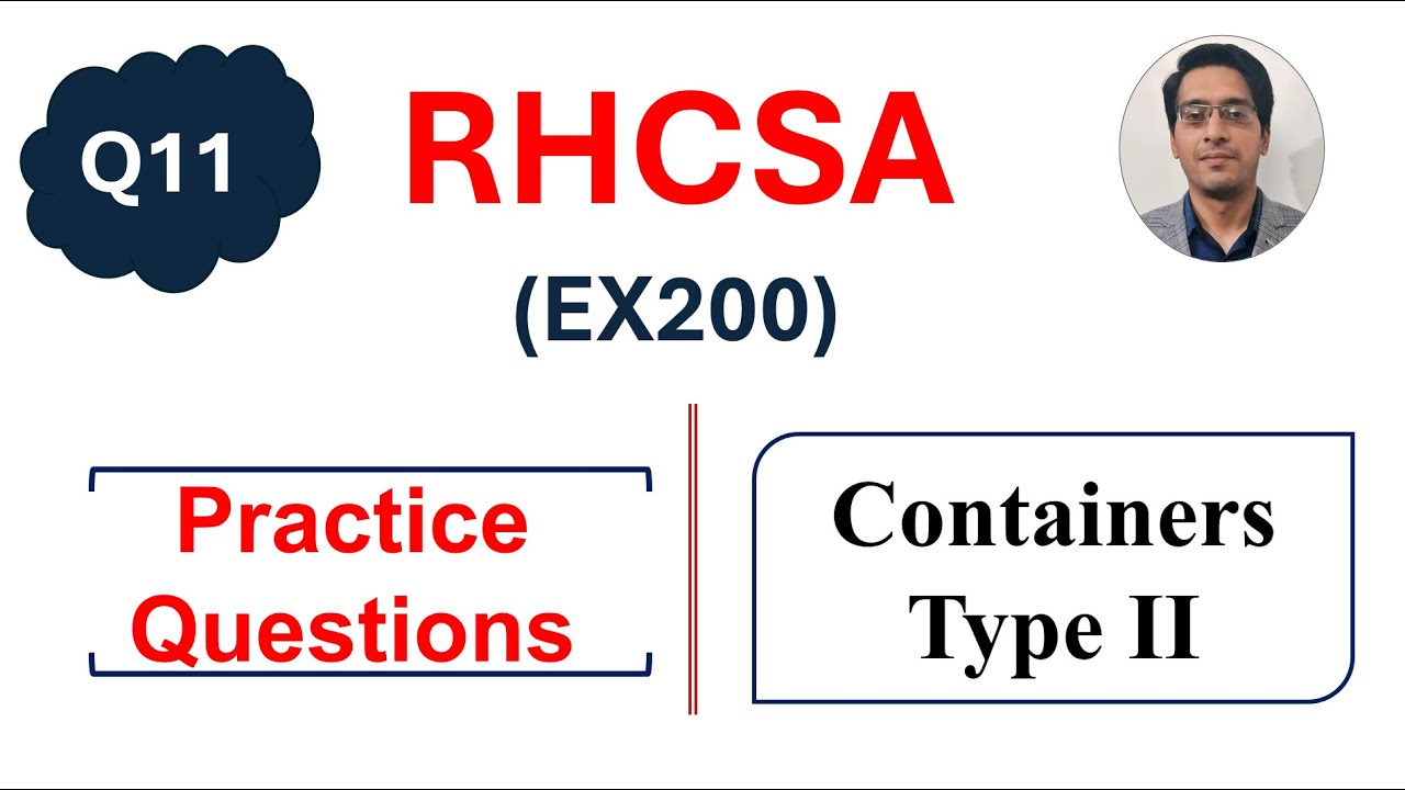 Вопрос по контейнерам на экзамене RHCSA (Тип 2) || Файл контейнеров || Полный курс RHCSA