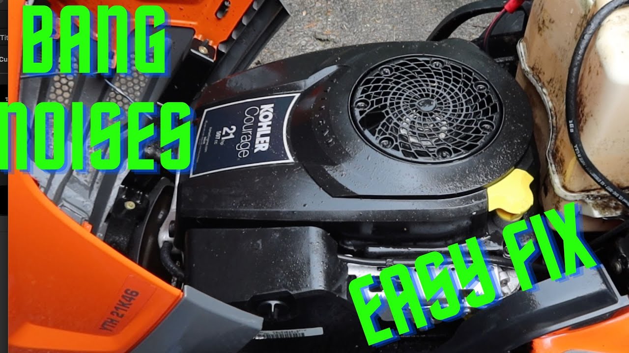 Kohler 21hp knocking noise Courage and why it happens