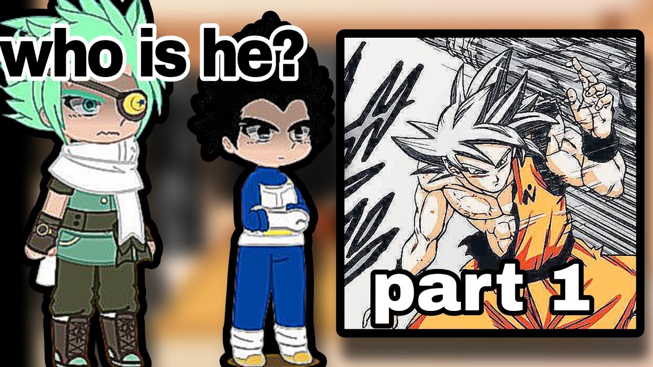 Dragon ball react to gohan beast vs goku mui | 1/2 | MEGA reacts | check description