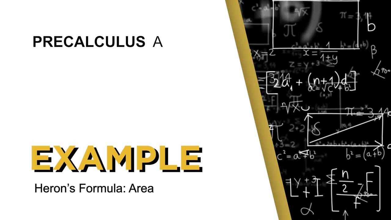 Herons Formula: Area
