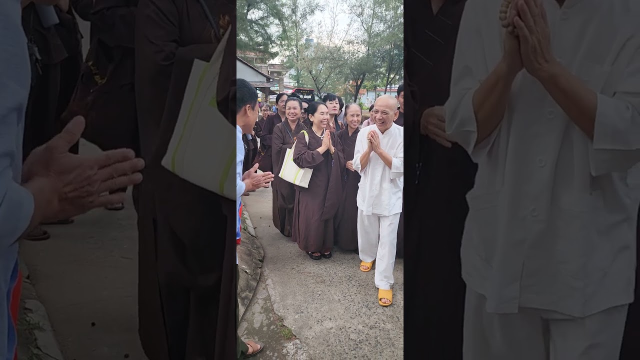 những ph&uacute;t gi&acirc;y lịch sử kỷ niệm ng&agrave;y xuất gia của Thầy Diệu &Acirc;m Tịnh Hải 13/9/2023 tại