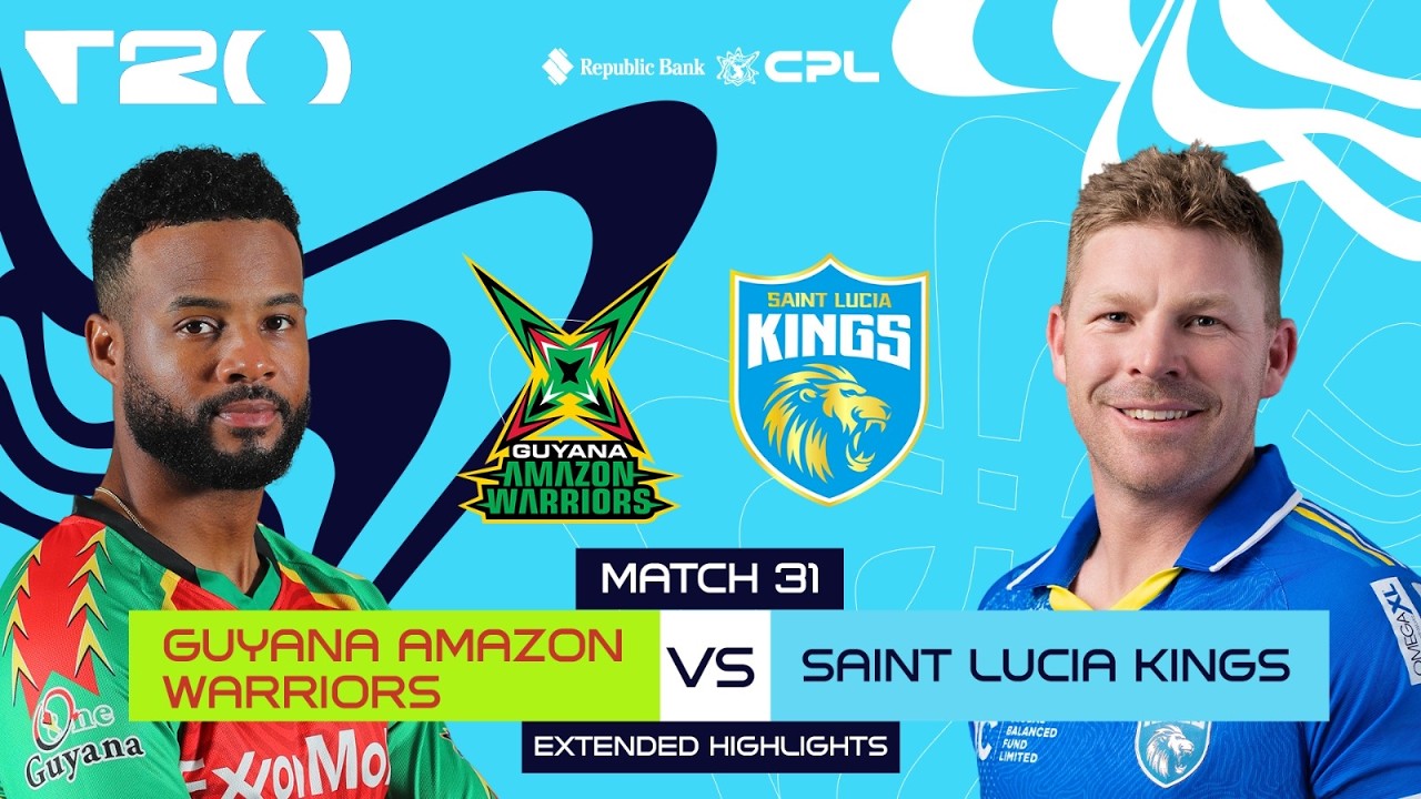 Extended Highlights | Guyana Amazon Warriors vs Saint Lucia Kings | CPL 2026