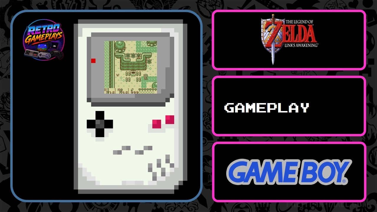 The Legend of Zelda: Link's Awakening Gameplay (Nintendo Game Boy)