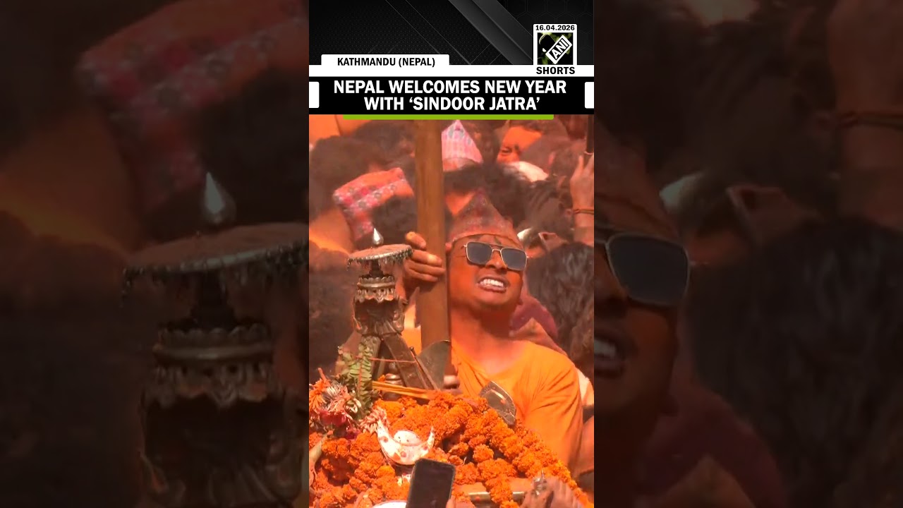 Nepal paints the town red to mark the New Year with &lsquo;Sindoor Jatra&rsquo;, a vermillion festival