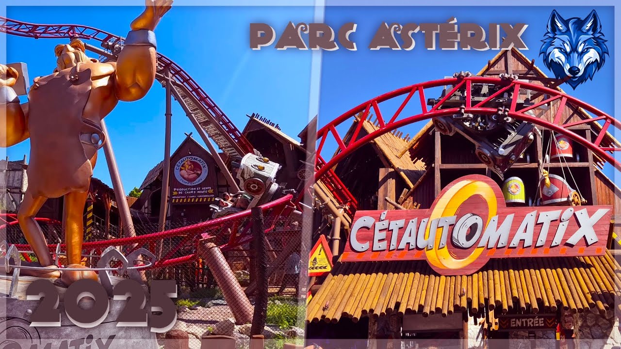 🎢 PARC ASTÉRIX - Enfin CÉTAUTOMATIX ! 🔨🐗
