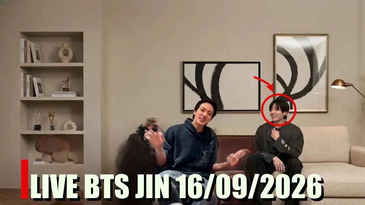 LIVE Jin BTS is surprised + Jungkook suddenly sings this song for him