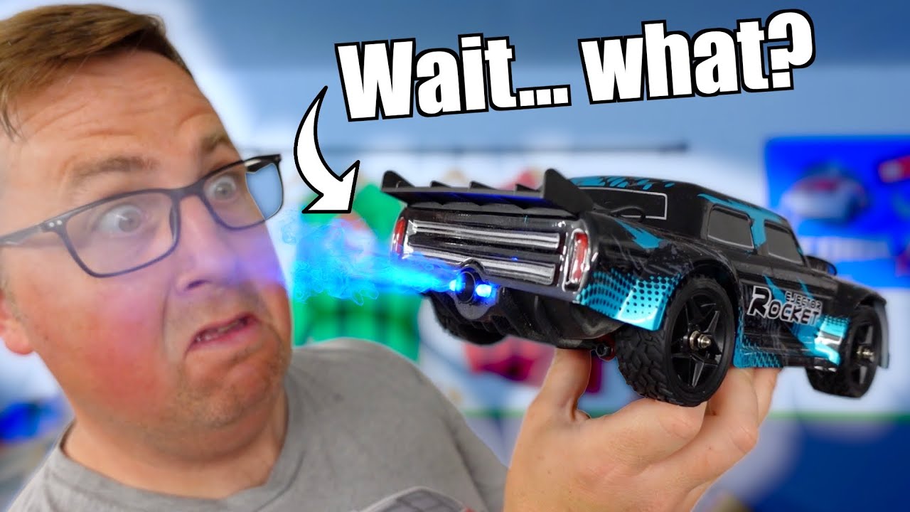 Cheap RC Drift Car with a Rocket of course!