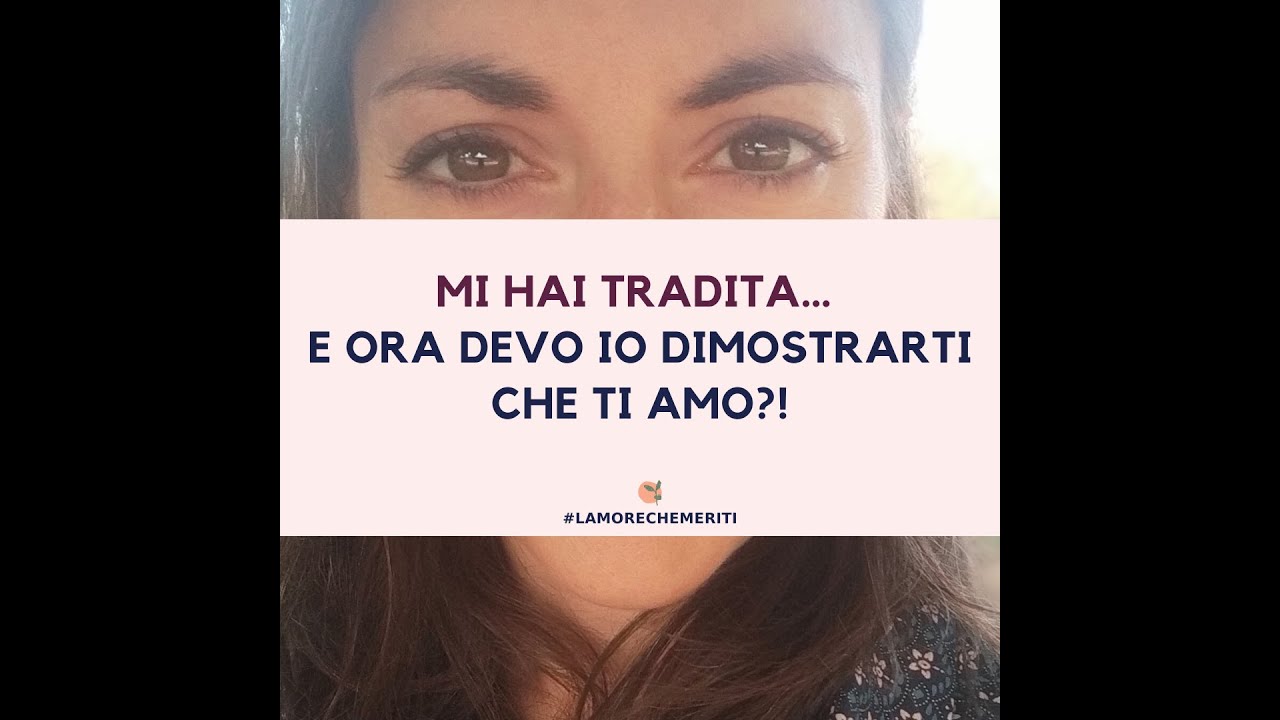 Mi hai tradita… e ora devo io dimostrarti che ti amo?!🔺
