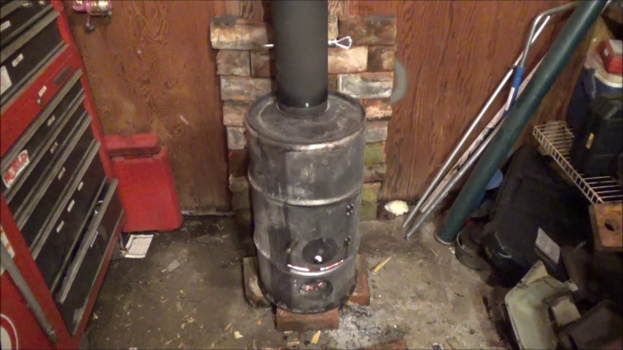 My Super Cheap DIY Wood Burner for the Garage