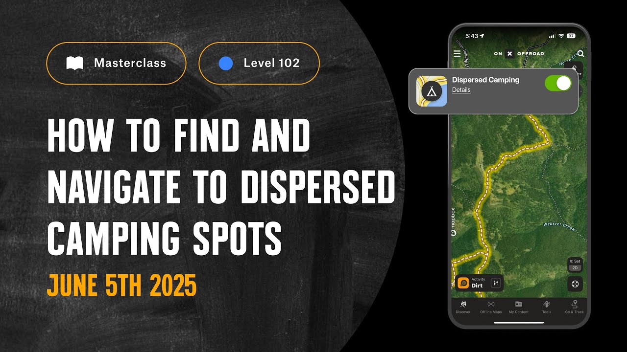 How to Find and Navigate to Dispersed Camping Spots | onX Offroad - Advanced Masterclass