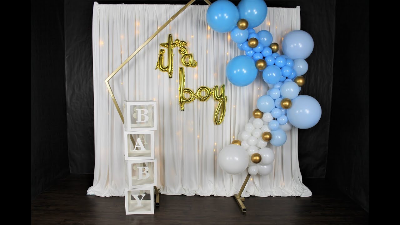It's a Boy Balloon Garland DIY | How To | Tutorial | Qutechat Review