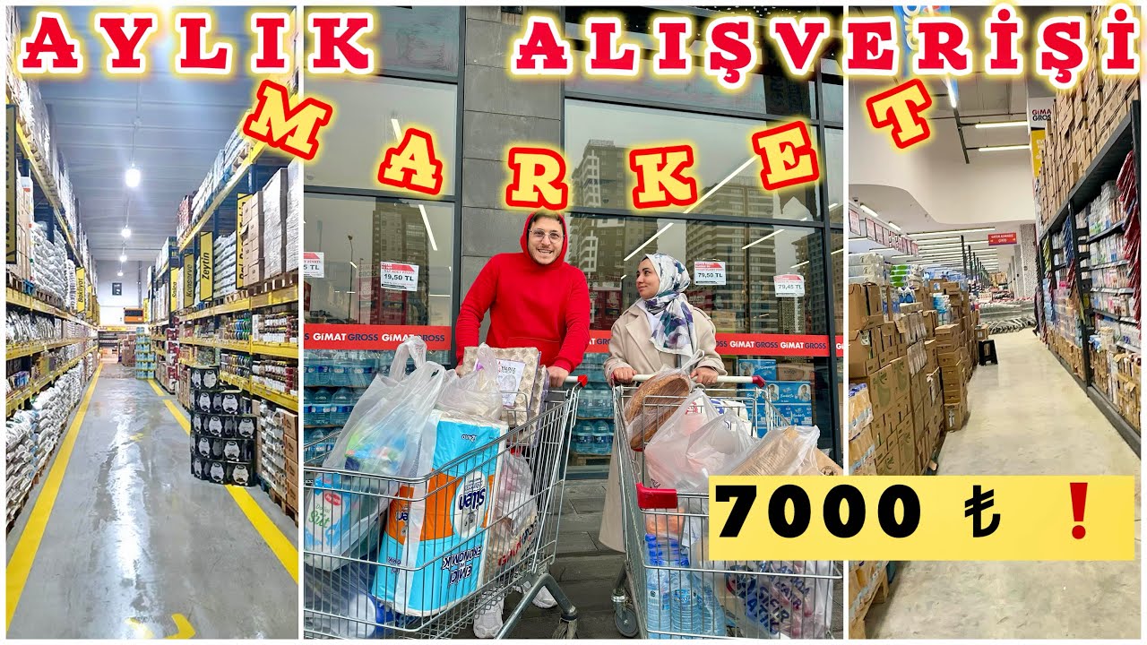 Aylık Market Alışverişi 🛒 | Fiyatlarıyla Tek Tek Gösterdim 🧾📌 | Reyon Reyon Gezdim ❗️#market