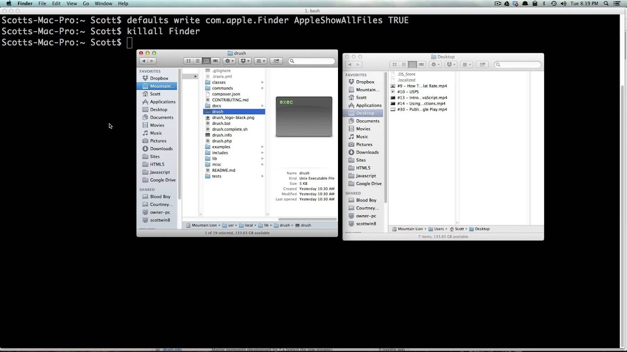 Drupal 7 Tutorials #67 - How To Install Drush on OSX