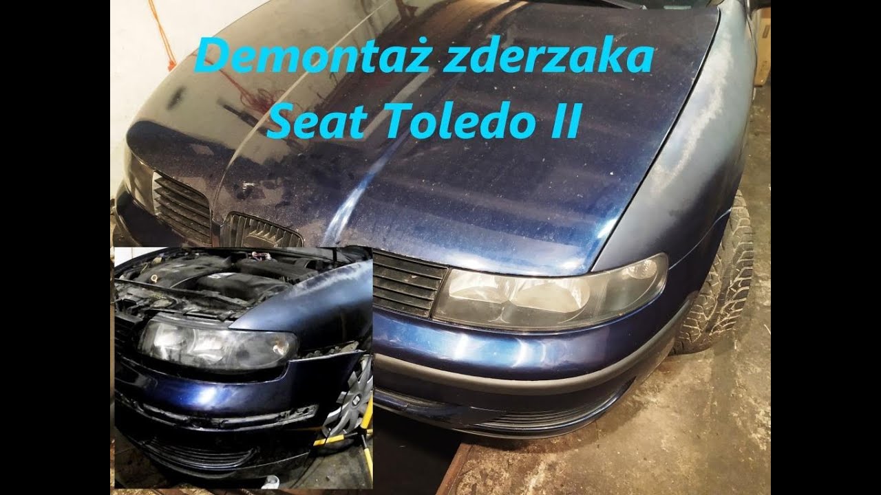 Demontaż zderzaka Seat Toledo II