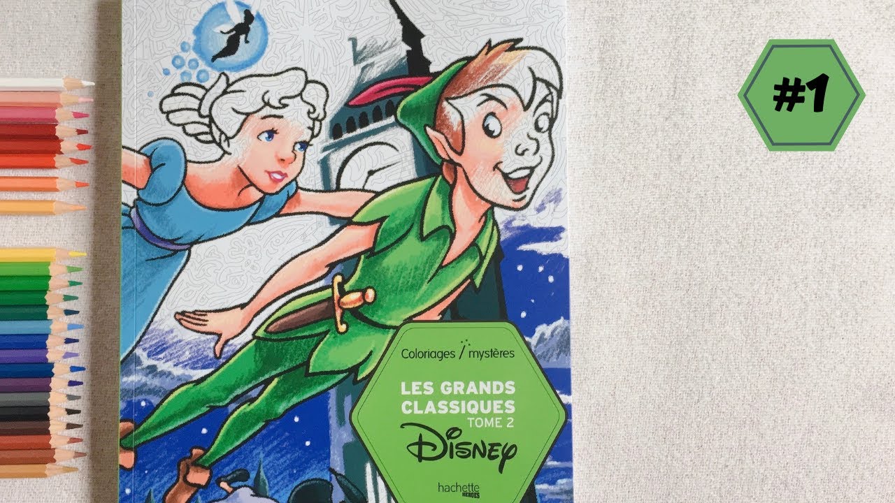 Coloriages mystères Disney #1 - mon matériel de coloriage