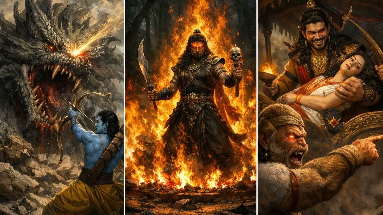 06 Yudhakanda Episode 027 –The Fall of Makaraksha, Indrajith’s Sorcery, and the killing of Maya Sita