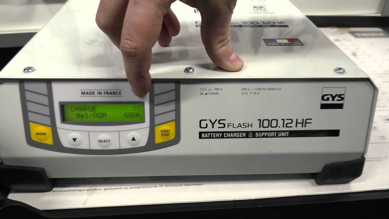 Werking GYS batterijlader - door SERGOYNE DIAGNOSTICS